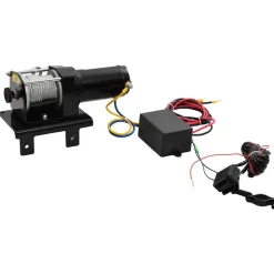 12 V Treuil électrique 1360 KG avec fil et plaque de montage