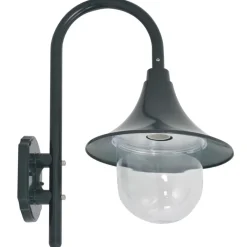 44213 vidaXL applique vidaXL jardin E27 42 cm aluminium Vert Foncé