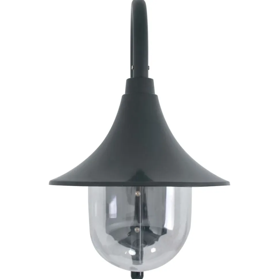 44213 vidaXL applique vidaXL jardin E27 42 cm aluminium Vert Foncé