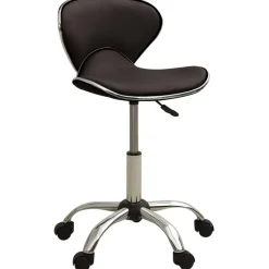323676 vidaXL Salon Spa Stool Brown Faux Leather