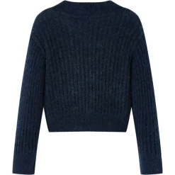 Cardigan tricoté pour enfants bleu marine 104