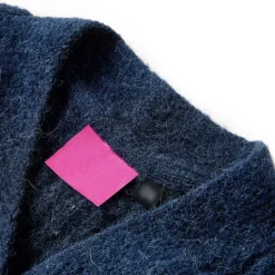 Cardigan tricoté pour enfants bleu marine 104