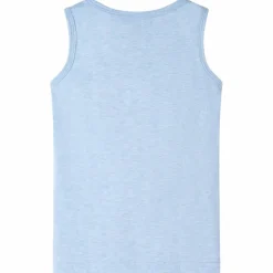 Débardeur enfant bleu doux mélangé 104