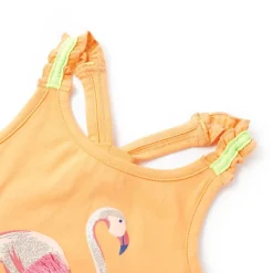 Débardeur pour enfants orange vif 104