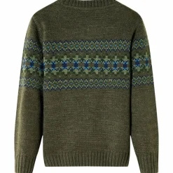 Pull-over tricoté pour enfants kaki 92