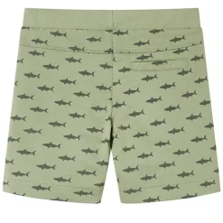 Short pour enfants avec cordon de serrage kaki clair 116
