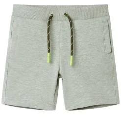 Short pour enfants avec cordon de serrage mélange kaki clair 92