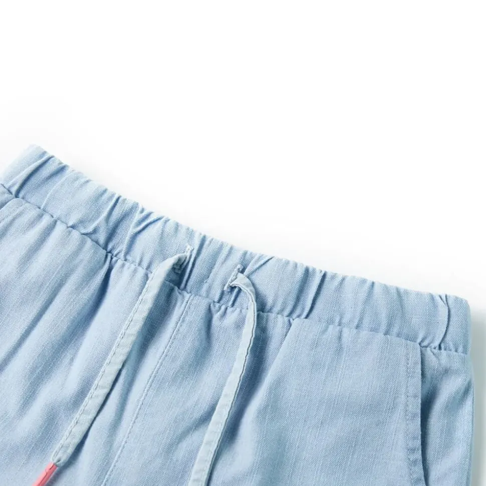 Short pour enfants bleu denim doux 92