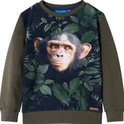 Sweatshirt pour enfants kaki 104