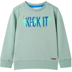 Sweatshirt pour enfants kaki clair 104