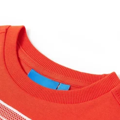 T-shirt enfants manches longues orange vif 104