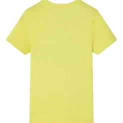 T-shirt pour enfants avec manches courtes jaune 92