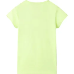 T-shirt pour enfants jaune fluo 116