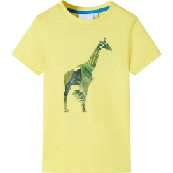 T-shirt pour enfants jaune 92