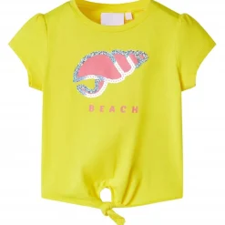 T-shirt pour enfants jaune 104