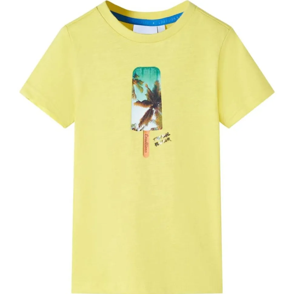 T-shirt pour enfants jaune 116