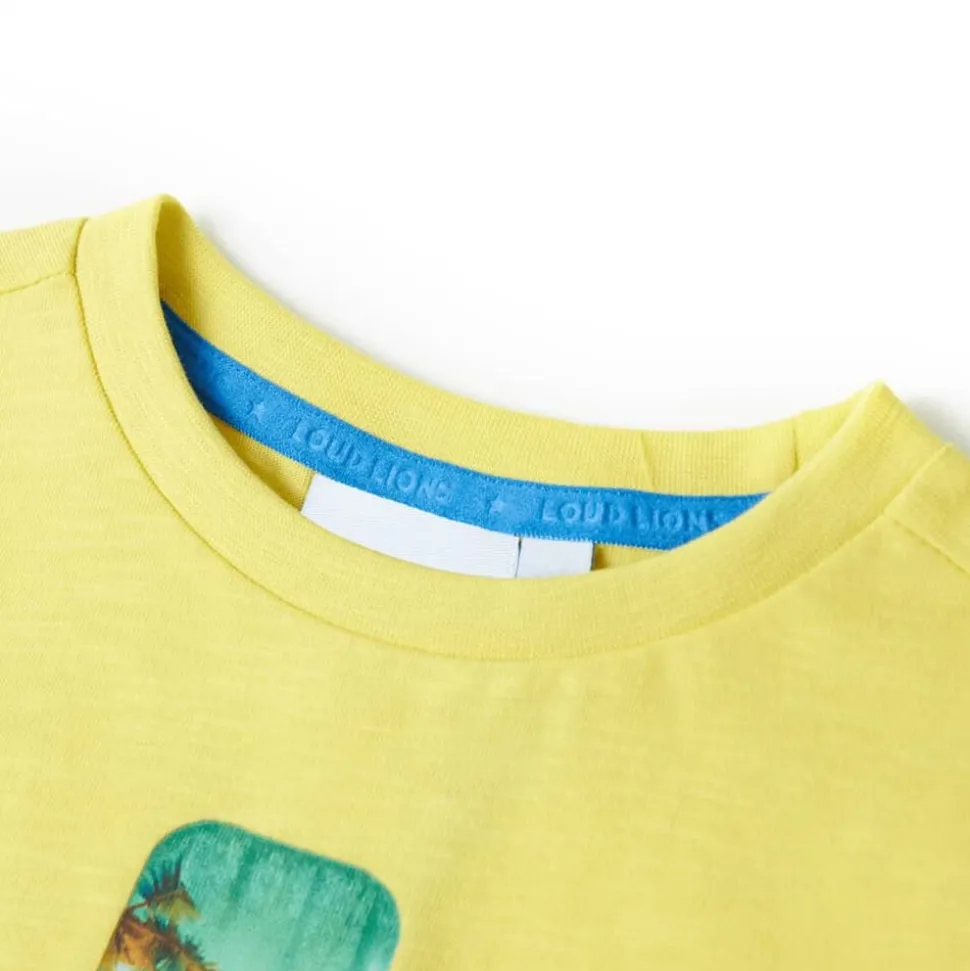 T-shirt pour enfants jaune 116