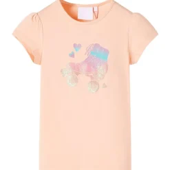 T-shirt pour enfants orange clair 104