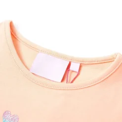 T-shirt pour enfants orange clair 104