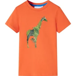 T-shirt pour enfants orange vif 104