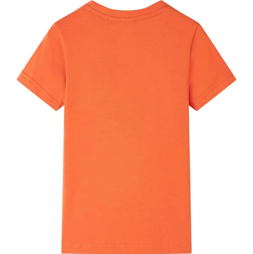 T-shirt pour enfants orange vif 104