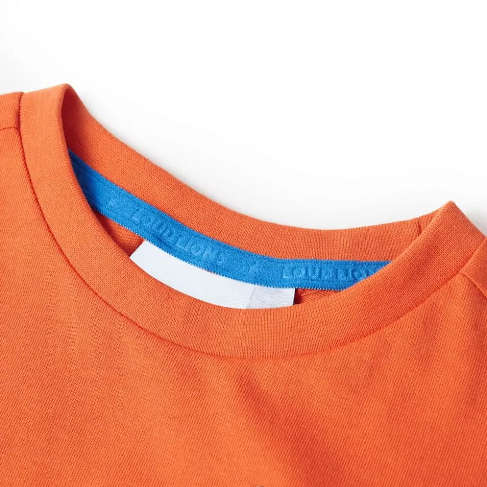 T-shirt pour enfants orange vif 104