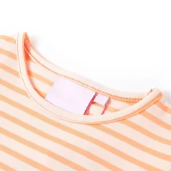 T-shirt pour enfants orange néon 104
