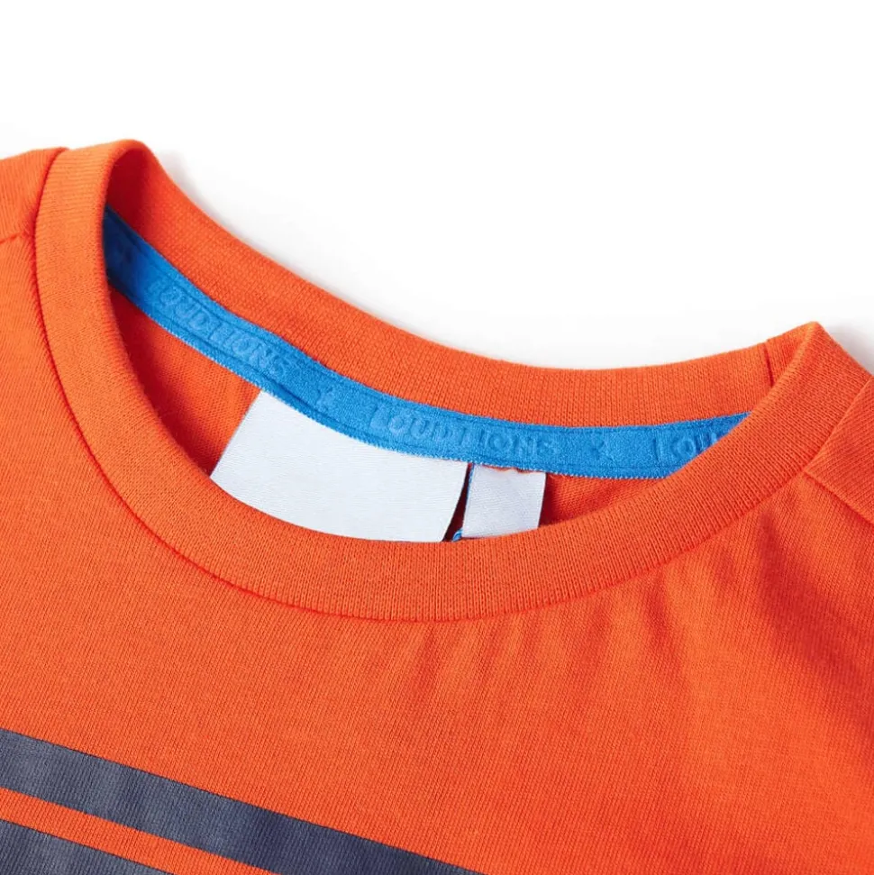 T-shirt pour enfants orange foncé 116