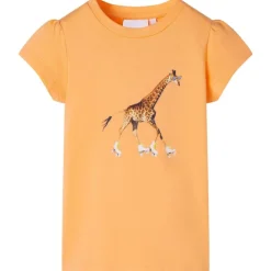 T-shirt pour enfants orange vif 116