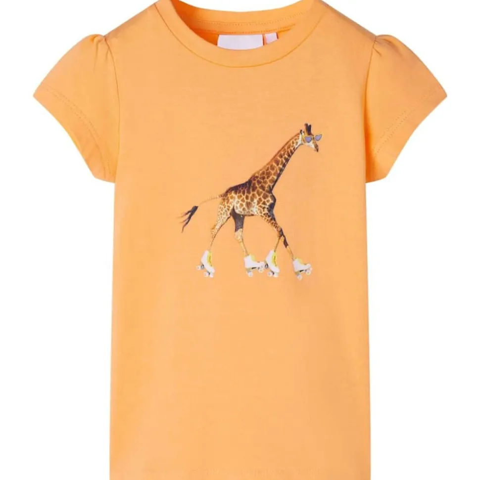 T-shirt pour enfants orange vif 116
