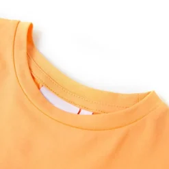 T-shirt pour enfants orange vif 116