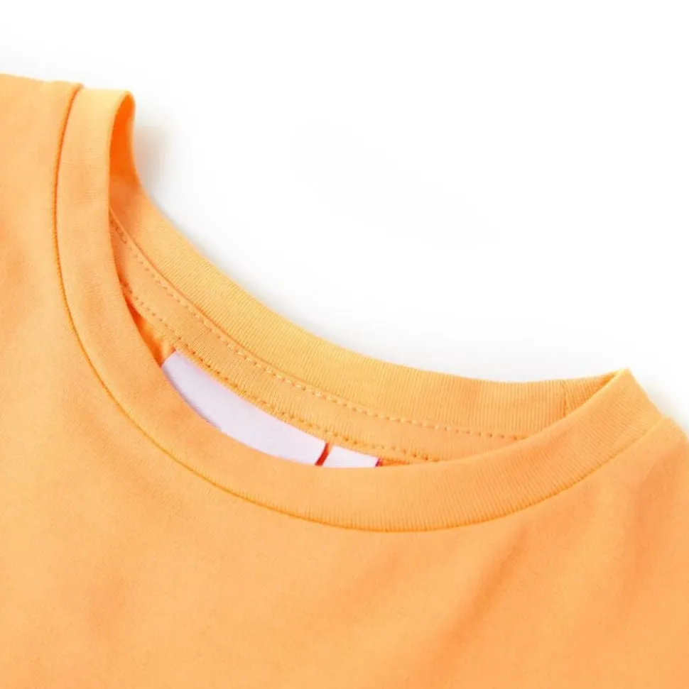 T-shirt pour enfants orange vif 116