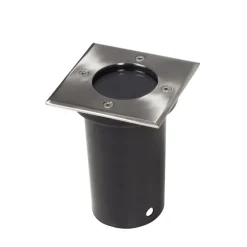vidaXL 12 pcs Lampes encastrables au sol d'extérieur Carré