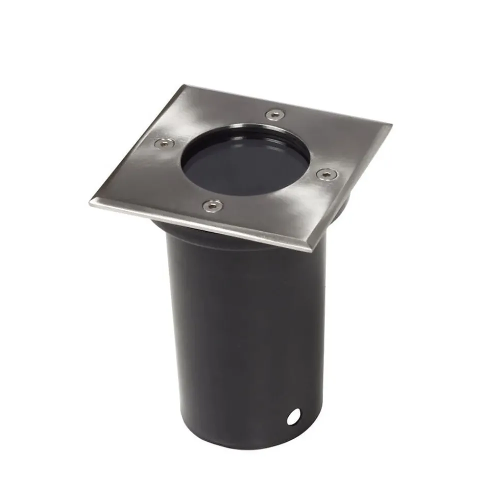vidaXL 12 pcs Lampes encastrables au sol d'extérieur Carré