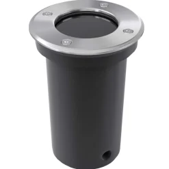 vidaXL 3 pcs Lampes encastrables au sol d'extérieur Rond