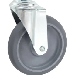 vidaXL 4 pcs Roulettes pivotantes à trou de boulon 125 mm