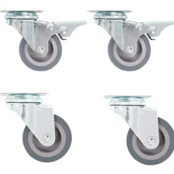 vidaXL 4 pcs Roulettes pivotantes 50 mm