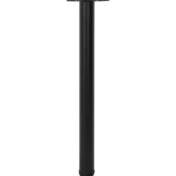 vidaXL 4 pieds de table réglables en hauteur 710 mm Noir