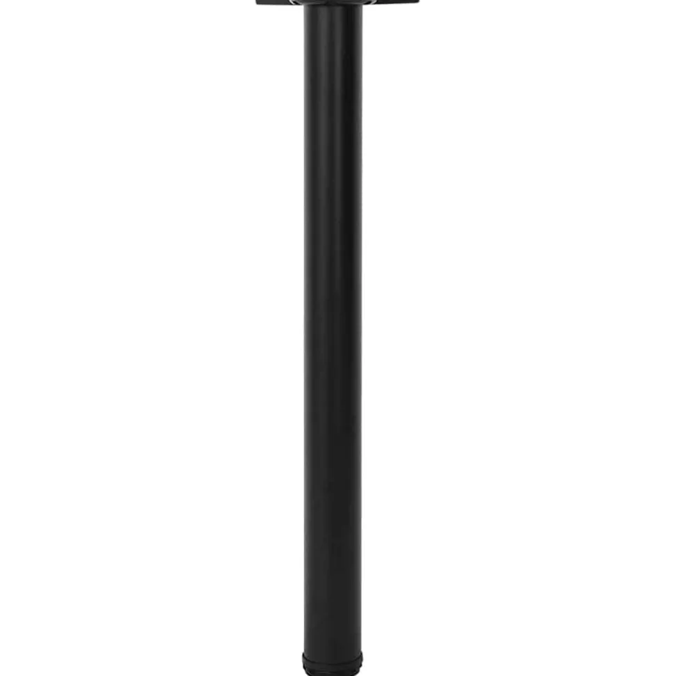 vidaXL 4 pieds de table réglables en hauteur 710 mm Noir