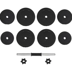 vidaXL 1 x Haltère 15 kg