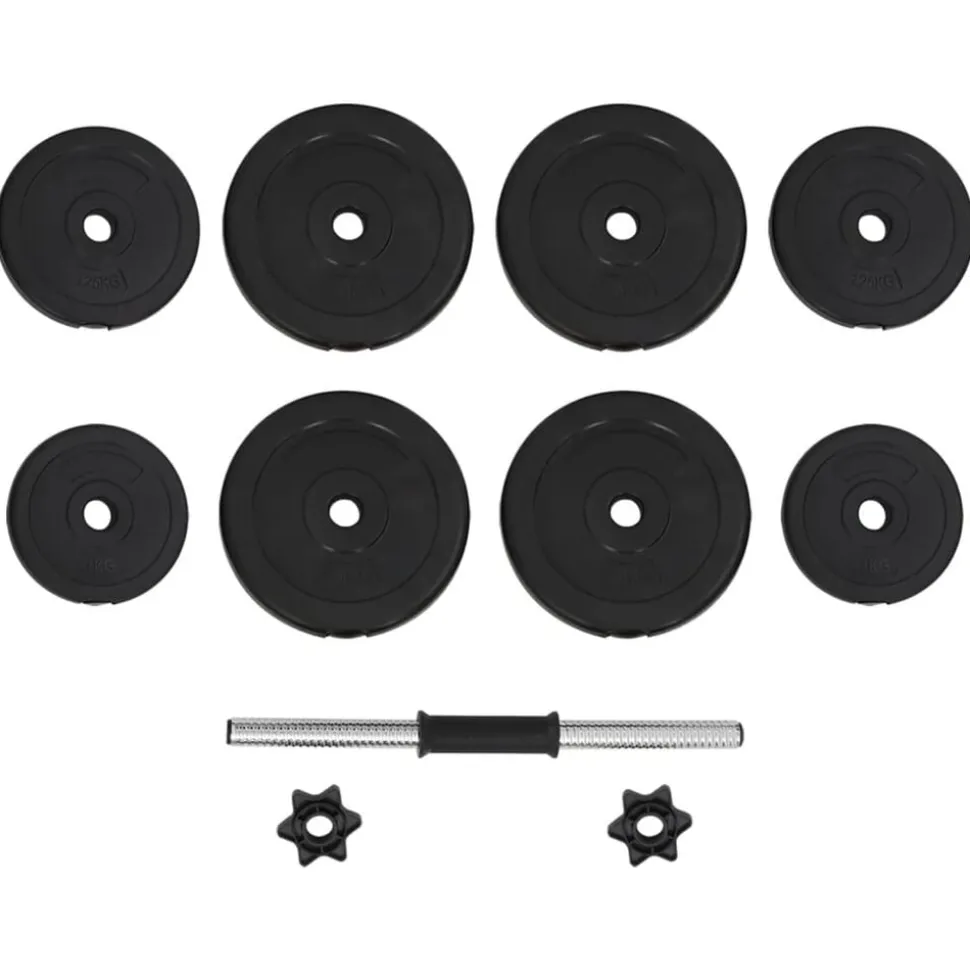 vidaXL 1 x Haltère 15 kg