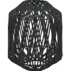vidaXL Abat-jour noir Ø23x28 cm fer et papier