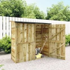 vidaXL Abri à outils de jardin Pinède imprégnée 182x76x175 cm