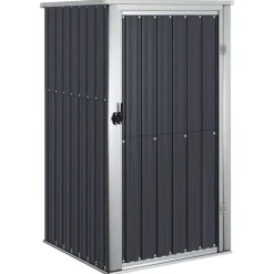 vidaXL Abri à outils de jardin anthracite 88x89x161 cm acier galvanisé
