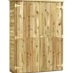 vidaXL Abri à outils de jardin 123x50x171 cm Pinède imprégnée