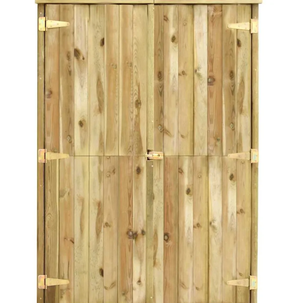 vidaXL Abri à outils de jardin 123x50x171 cm Pinède imprégnée