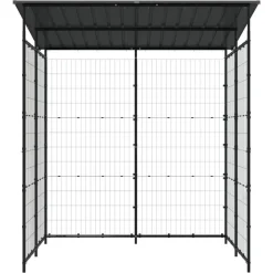 vidaXL Abri à vélo 190x190x222 cm Acier Noir
