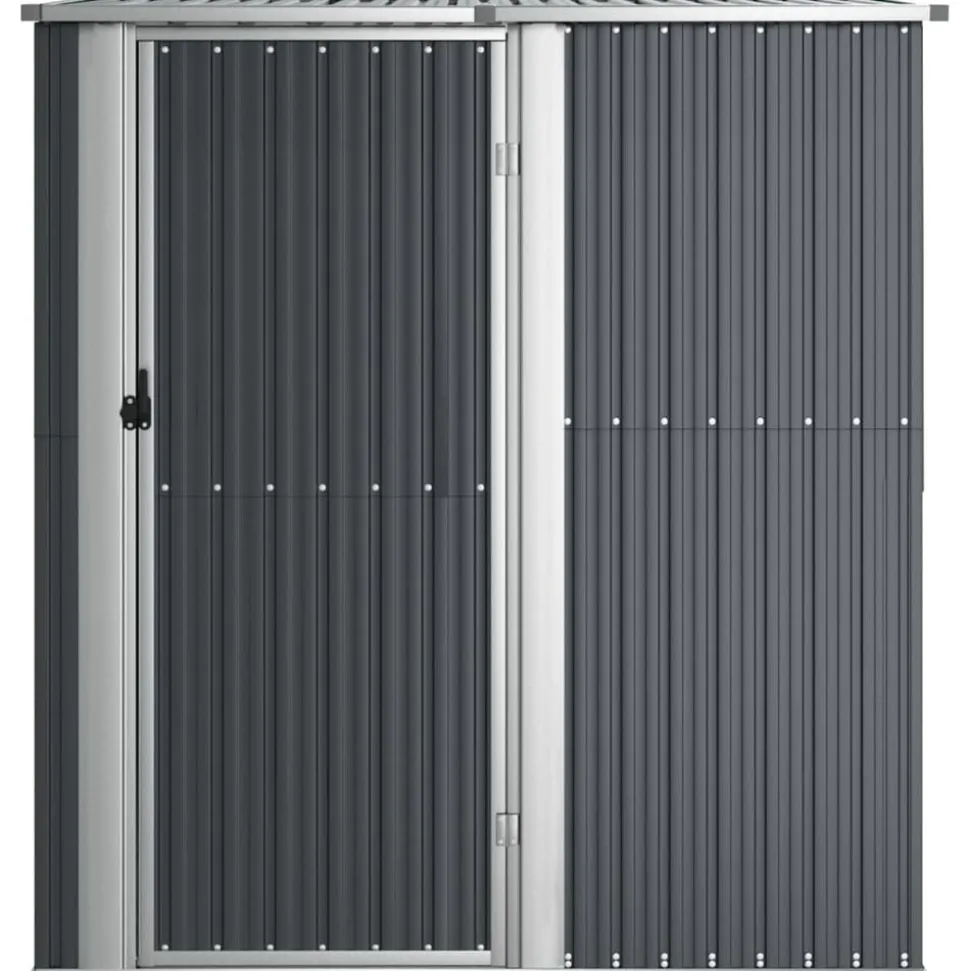 vidaXL Abri de jardin Anthracite 180,5x97x209,5 cm Acier galvanisé