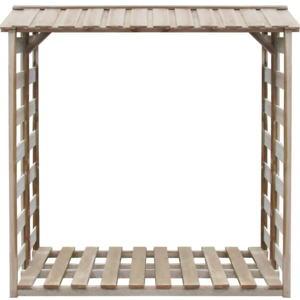 vidaXL Abri de stockage à bois de chauffage 150x90x176 cm Pin imprégné