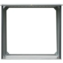 vidaXL Abri de stockage de bois Acier galvanisé 172x91x154 cm Gris